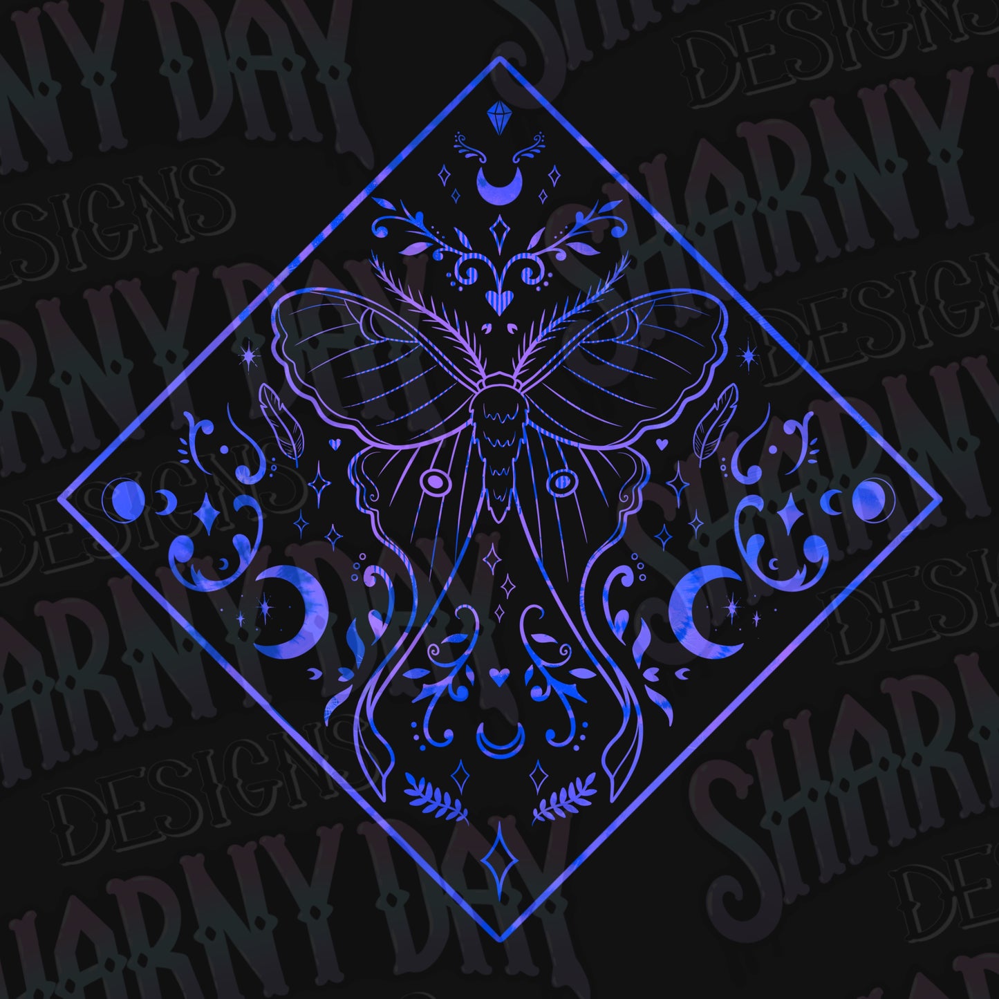 Luna Moth Lines non-exclusive PNG