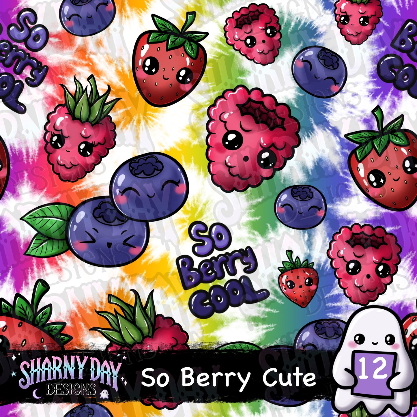 So Berry Cute Exclusive Seamless Pattern Design