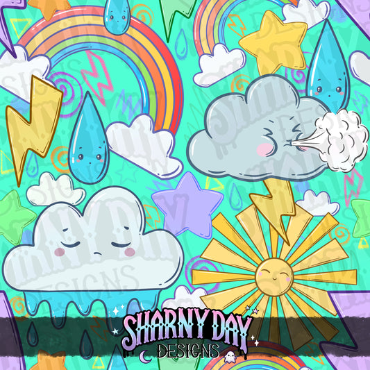 Decora Weather Seamless Pattern Design