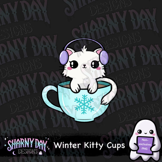 Winter Kitty Cups non-exclusive PNG