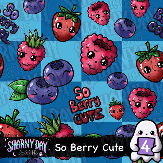 So Berry Cute Exclusive Seamless Pattern Design