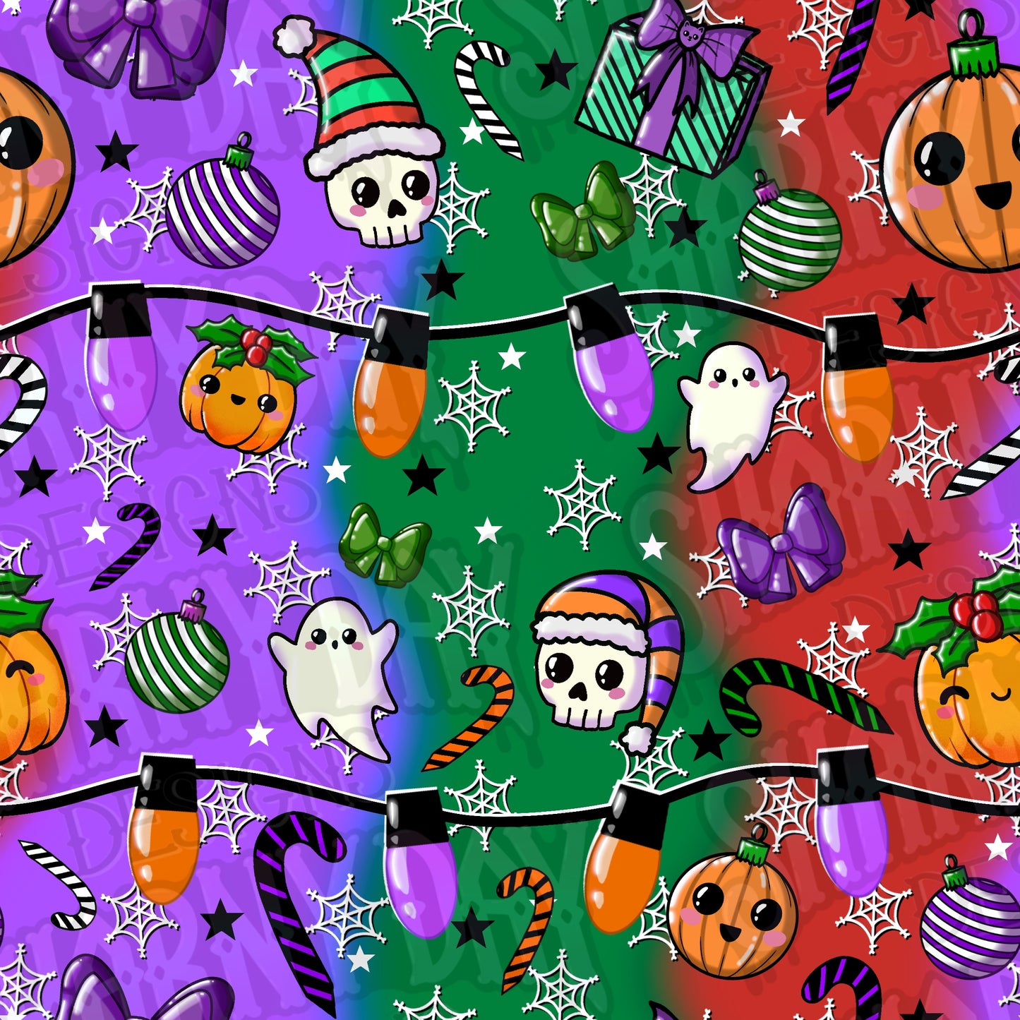 Frightening Festivities Exclusive Seamless Pattern