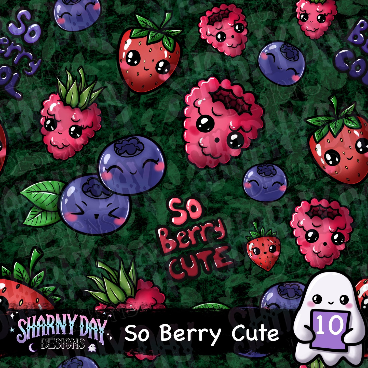 So Berry Cute Exclusive Seamless Pattern Design