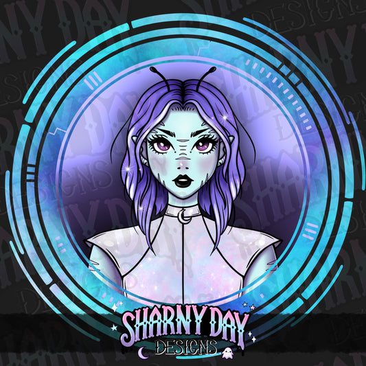 HEXTOBER - Galaxy Girl Non-exclusive PNG Bundle