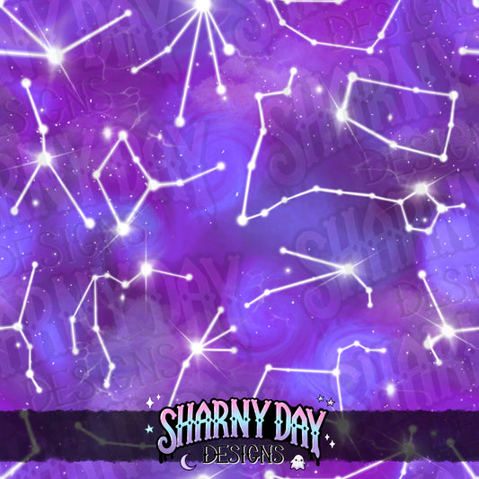 Zodiac Constellations Limited Exclusive Seamless Pattern