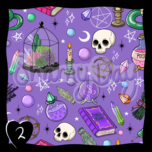 The Witch is In Exclusive Seamless Pattern