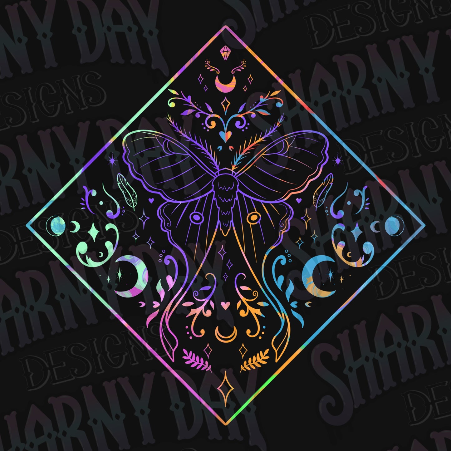 Luna Moth Lines non-exclusive PNG