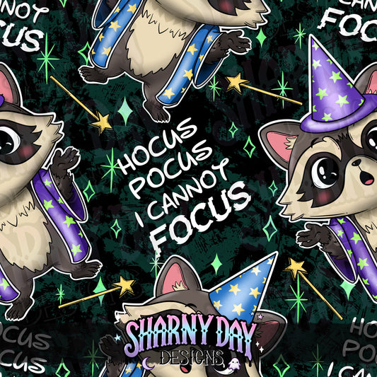 Hocus Pocus I Cannot Focus Exclusive Seamless Pattern Design