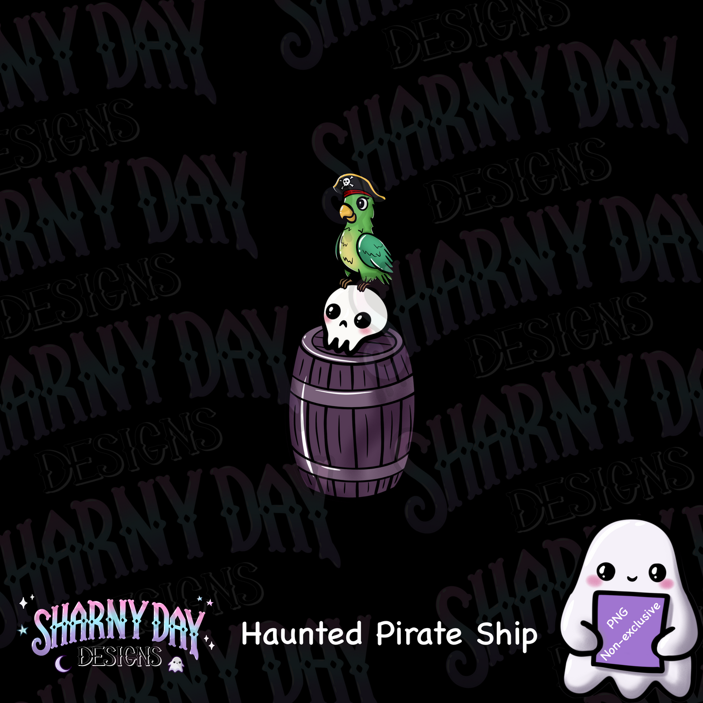 Haunted Pirate Ship non-exclusive PNG