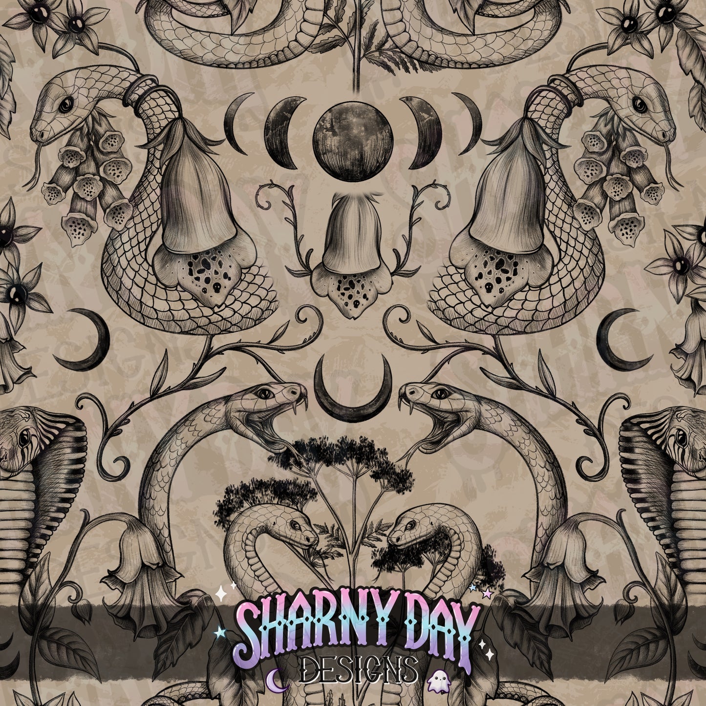 Poison Garden Limited Seamless Pattern