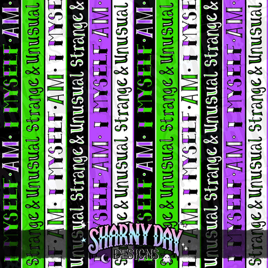 HEXTOBER - Strange & Unusual Stripe Limited Seamless Pattern