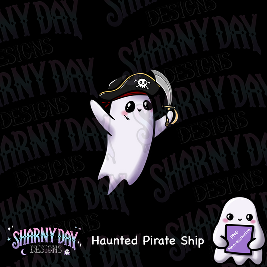 Haunted Pirate Ship non-exclusive PNG