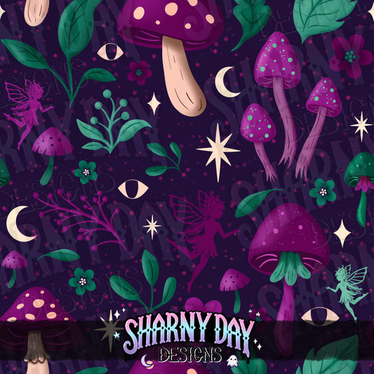 Mystical Forest Limited Exclusive/non-exclusive Seamless Pattern