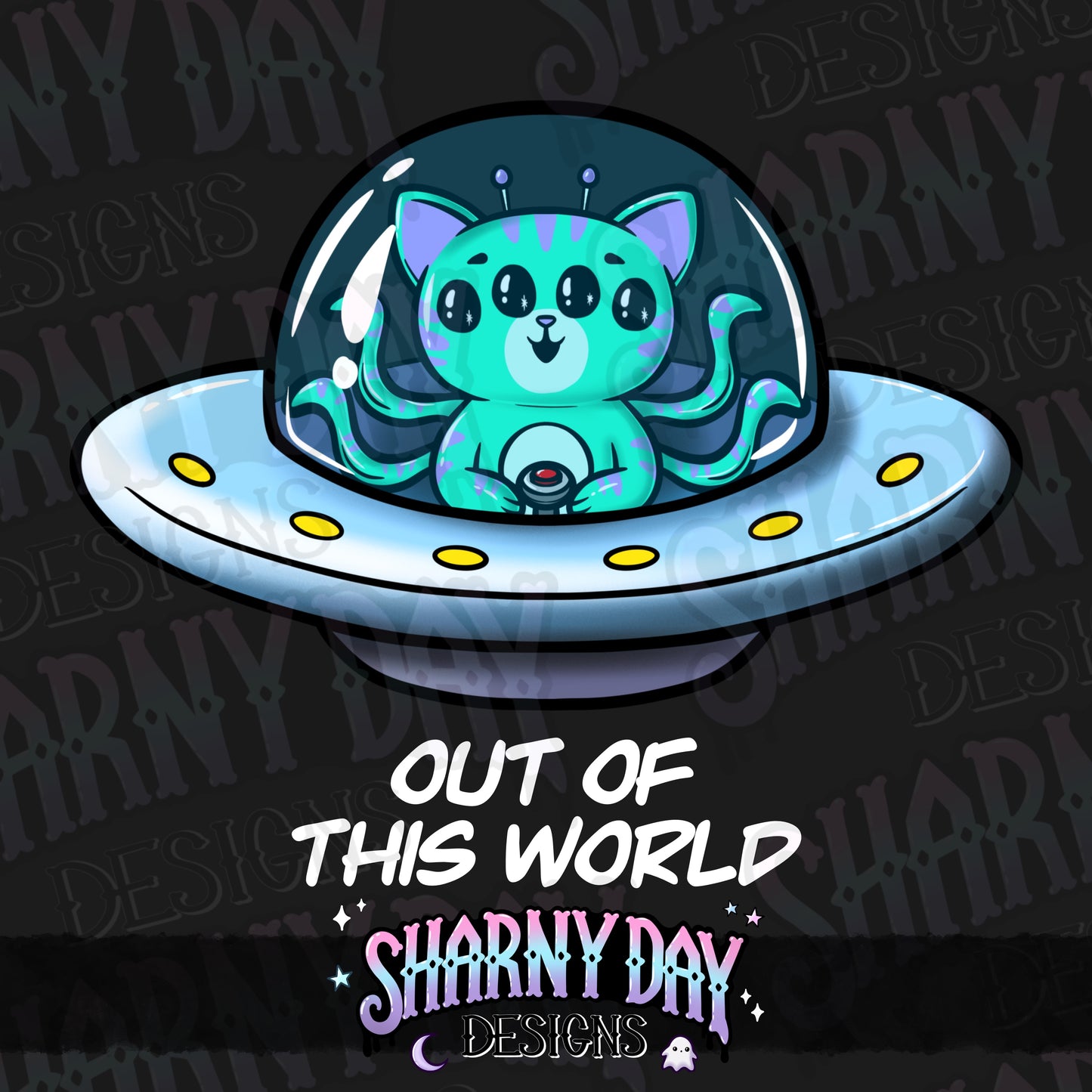 Alien Kitties non-exclusive PNG