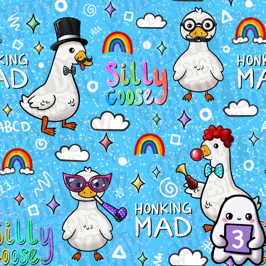 Silly Goose Exclusive Seamless Pattern Design