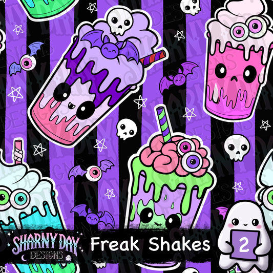 Freak Shakes Exclusive Seamless Pattern