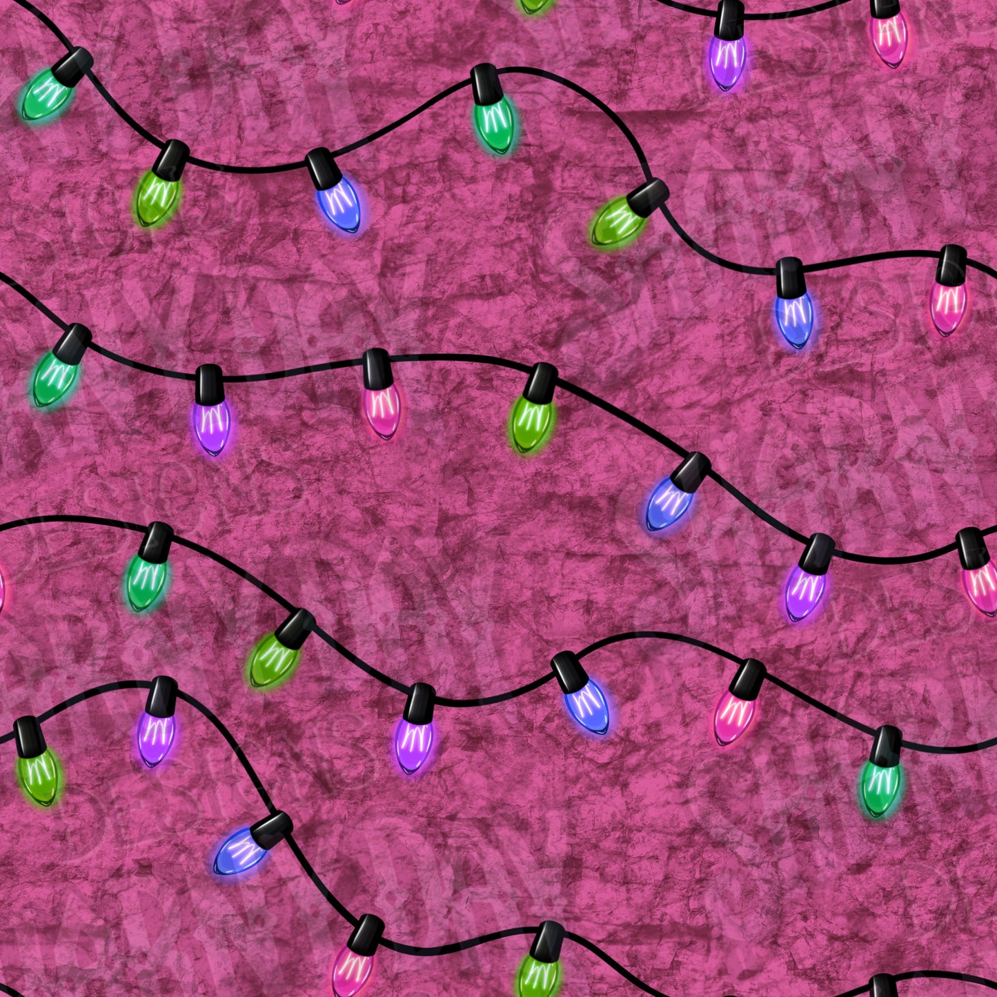 Festive Lights Co Ord non-exclusive Seamless Pattern Design