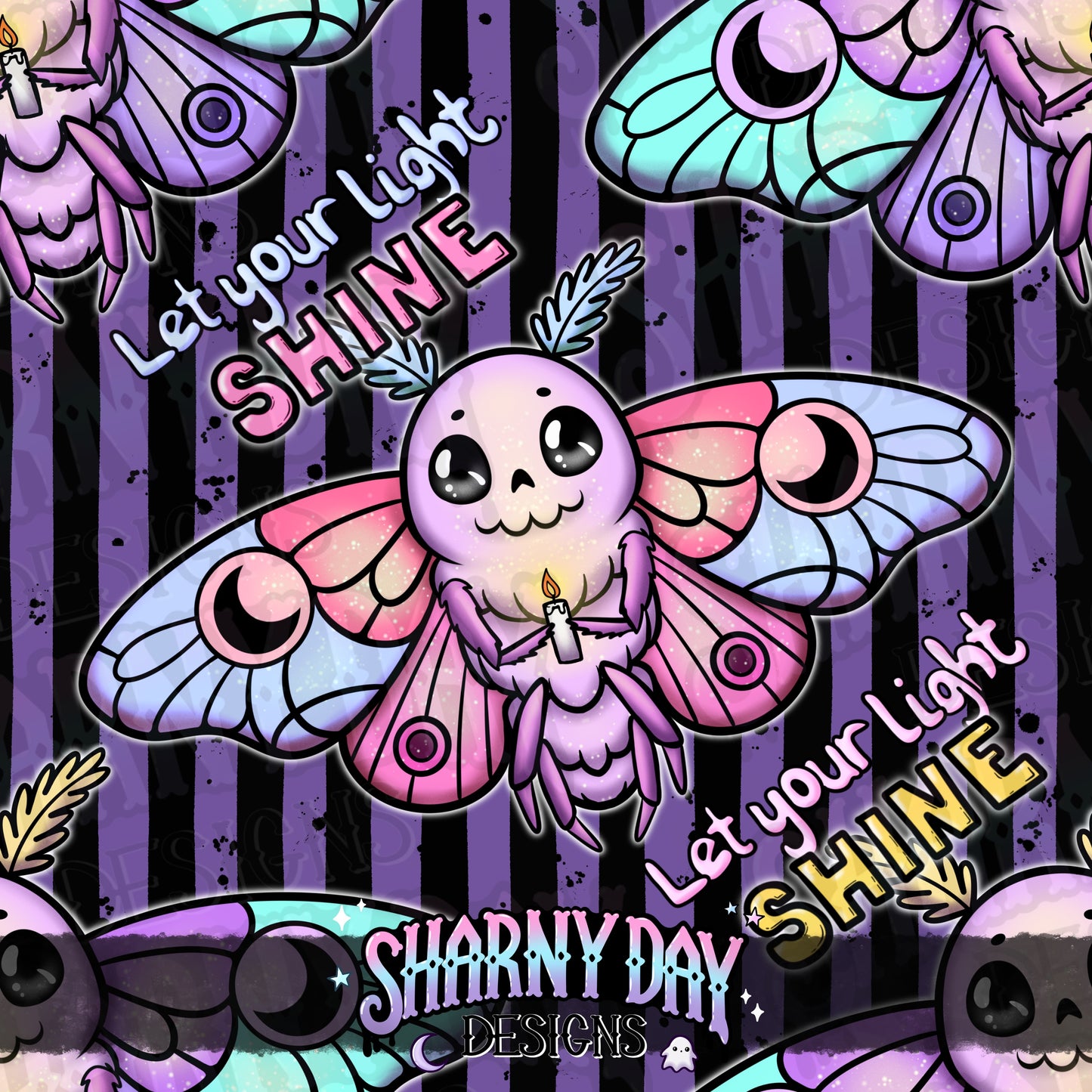 Let Your Light Shine Exclusive Seamless Pattern Design