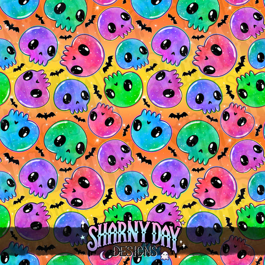 Galaxy Skulls Exclusive Seamless Pattern Design