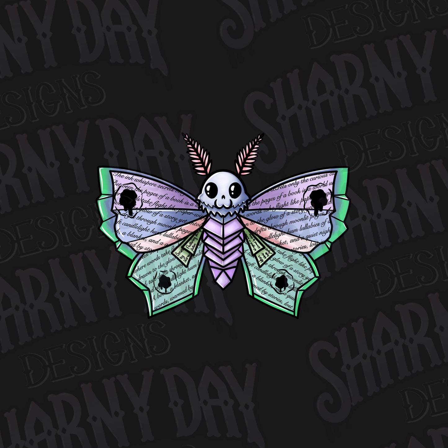 Origami Moths non-exclusive PNG
