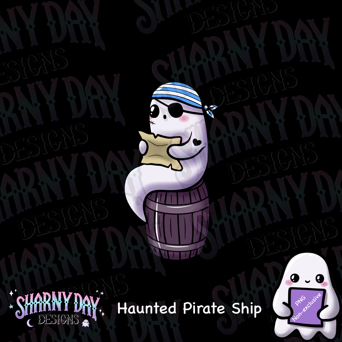 Haunted Pirate Ship non-exclusive PNG