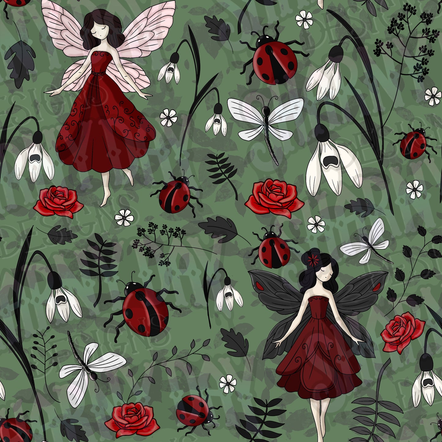 Mo’s Garden Exclusive Seamless Pattern