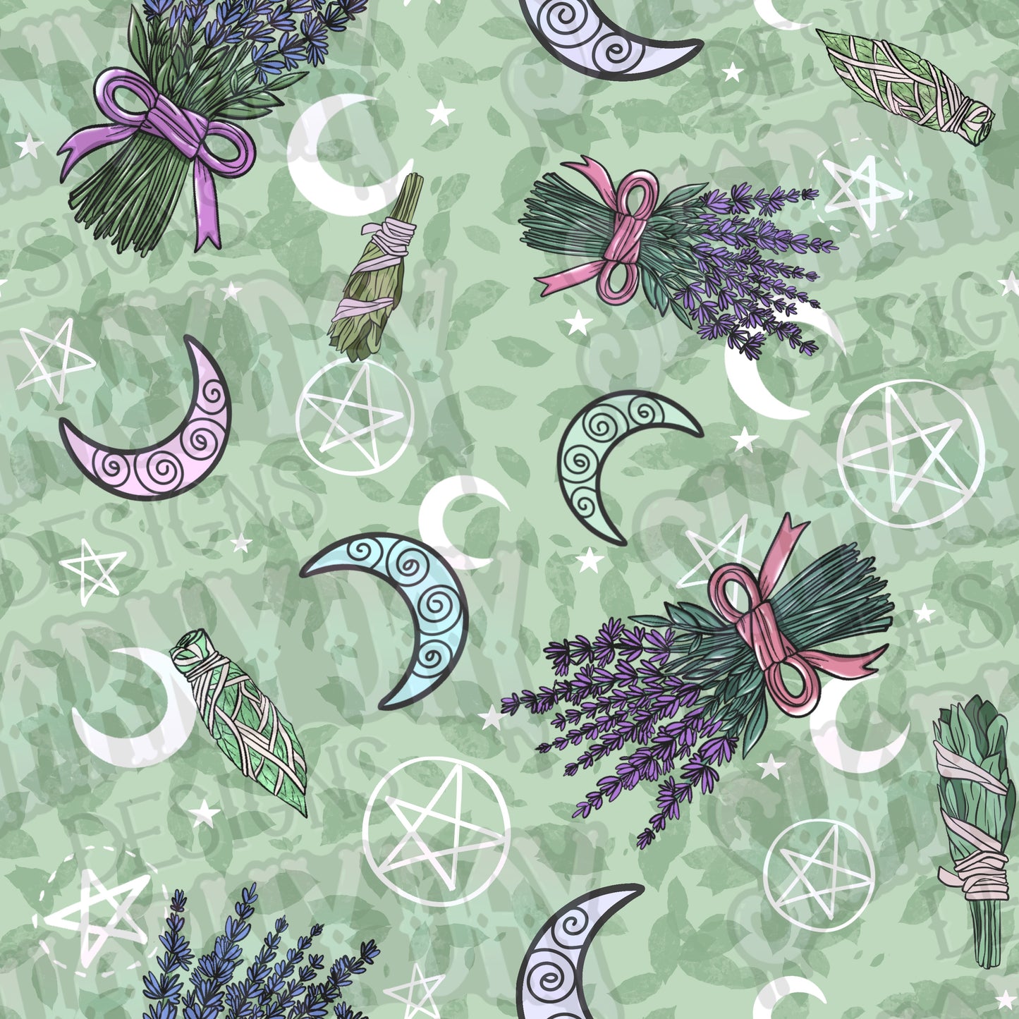 Harvest Moon Exclusive Seamless Pattern