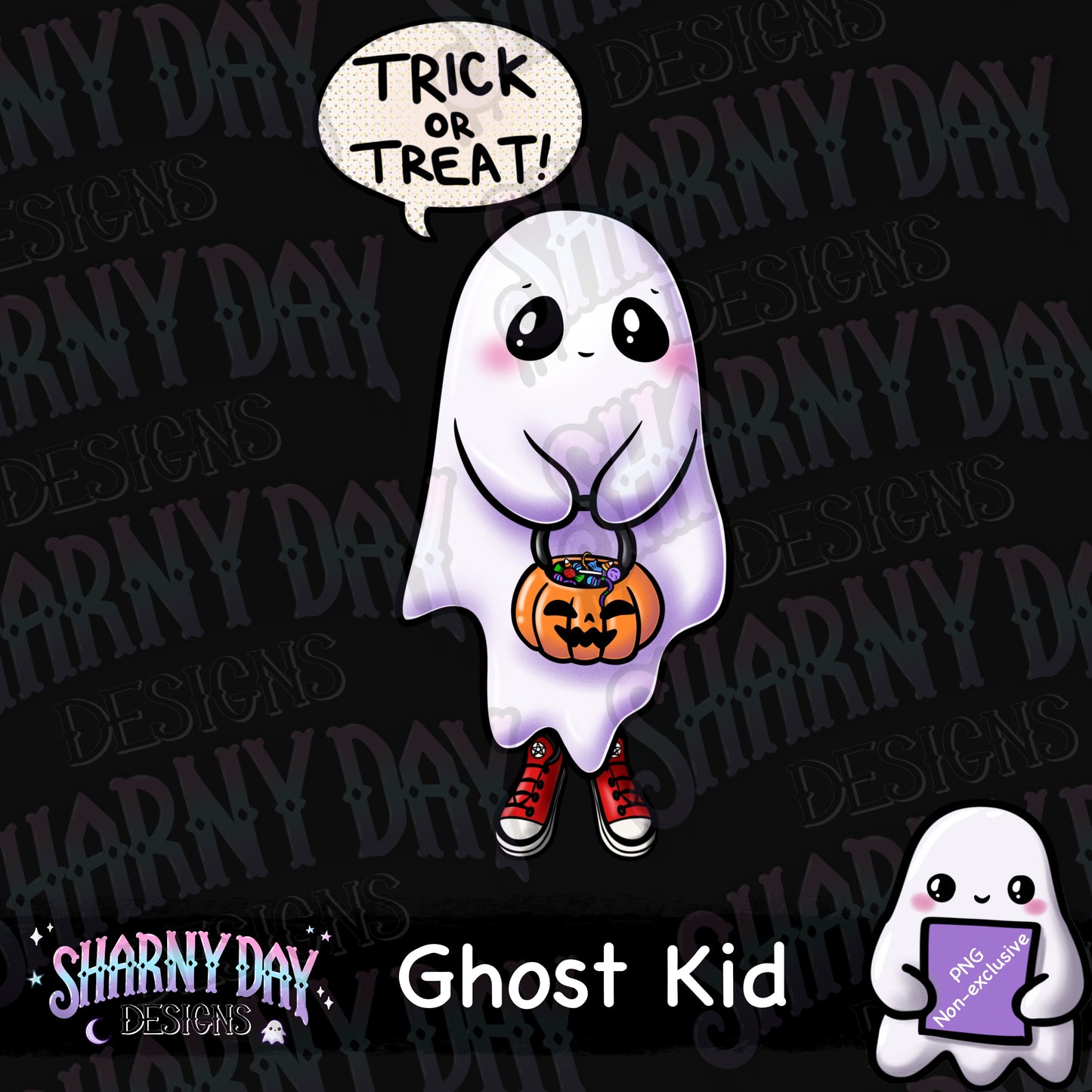 Ghost Kid non-exclusive PNG