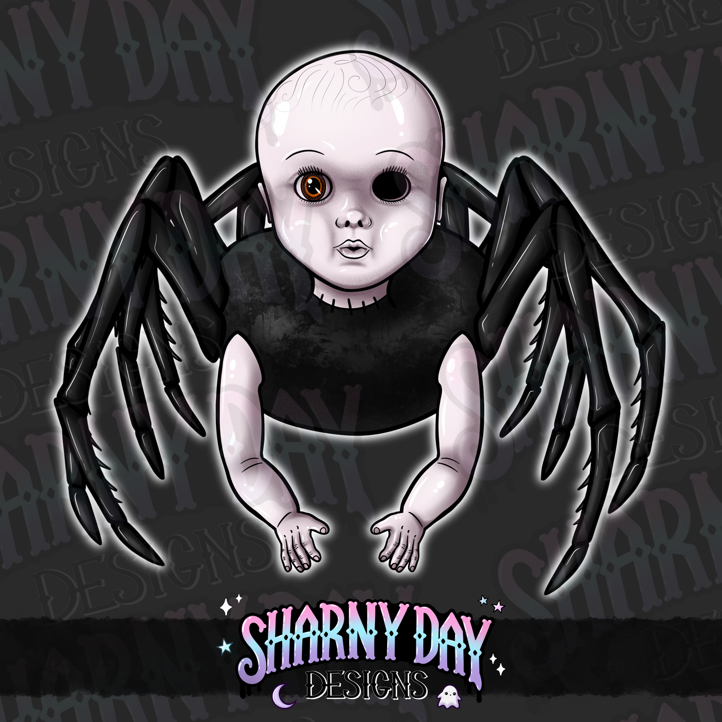 HEXTOBER - Spider Baby non-exclusive PNG