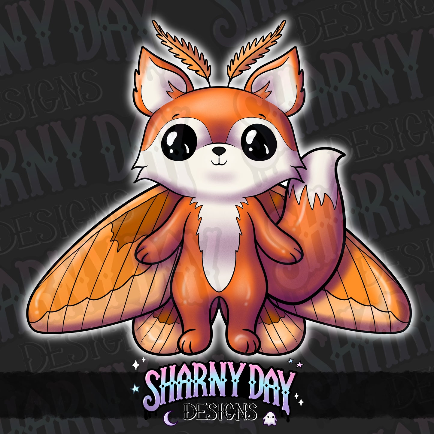 HEXTOBER - Moth Fox non-exclusive PNG