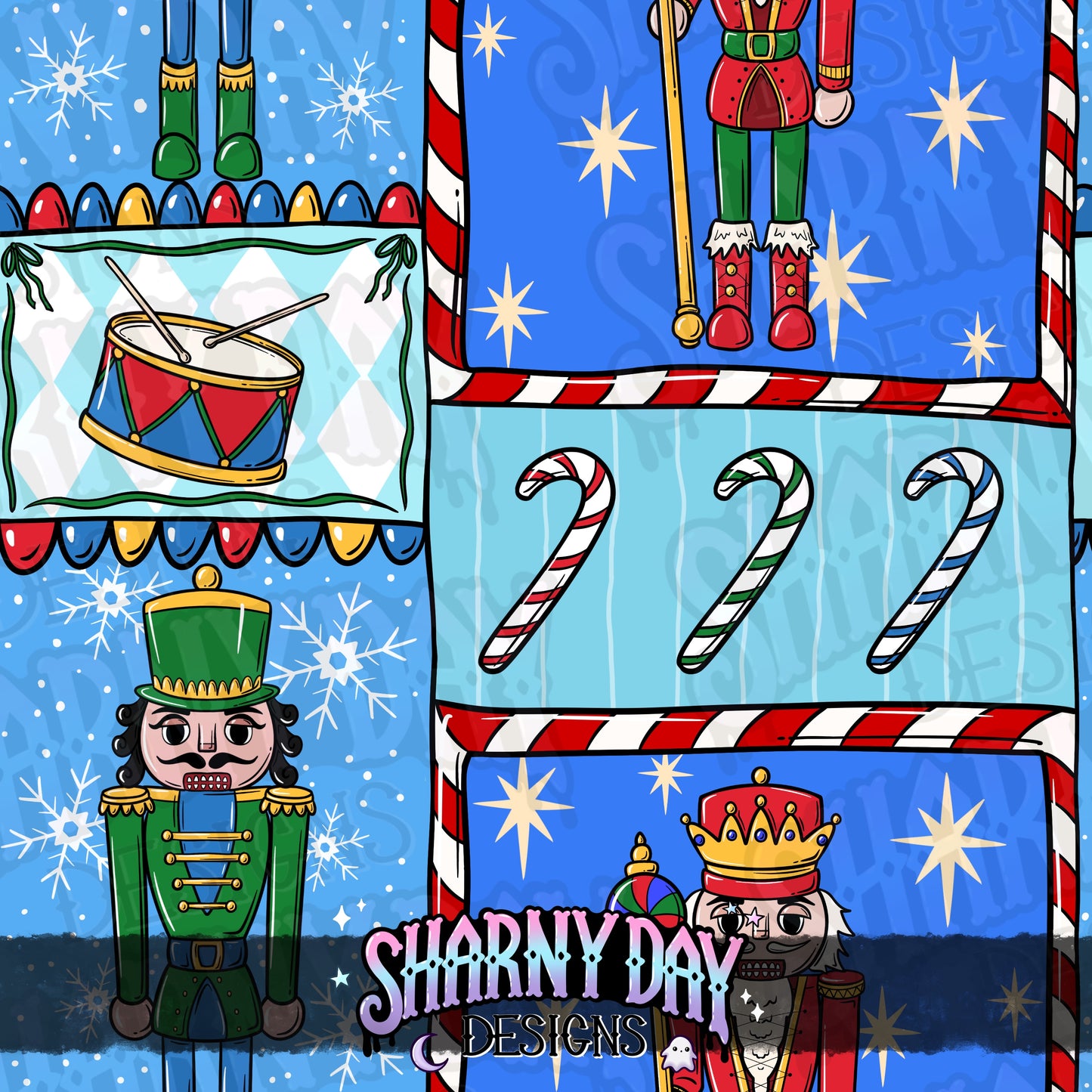 Nutcracker Limited Seamless Pattern
