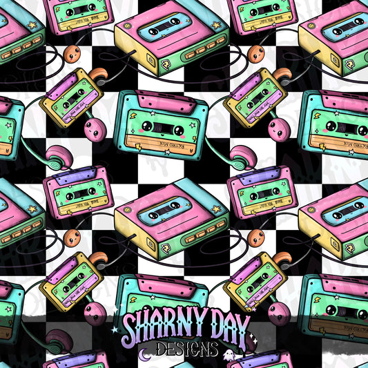 HEXTOBER - Kawaii Retro Vibes - Exclusive Seamless Pattern Design