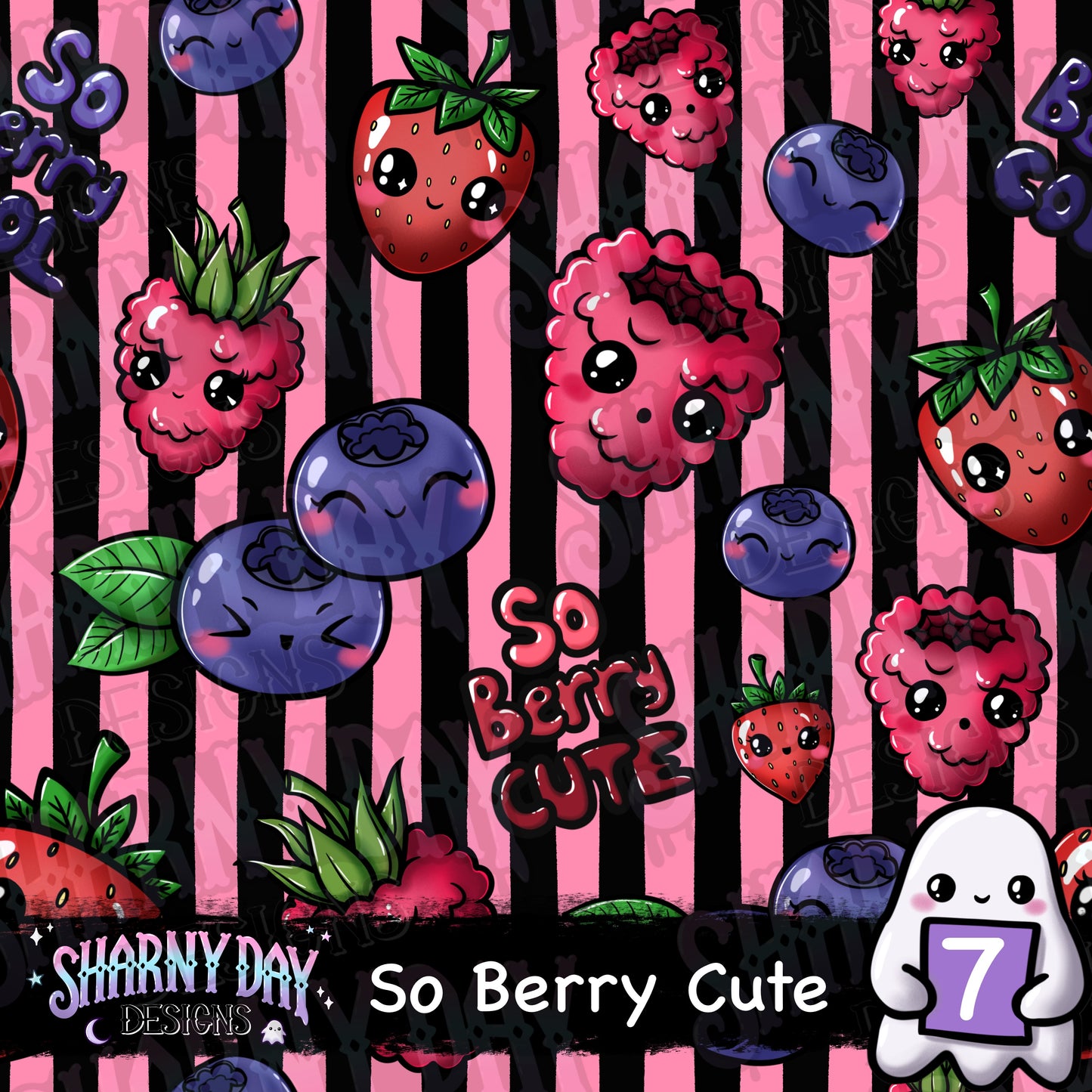So Berry Cute Exclusive Seamless Pattern Design
