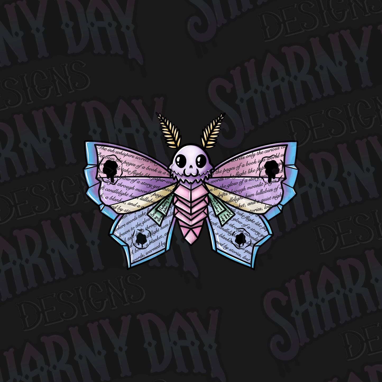 Origami Moths non-exclusive PNG