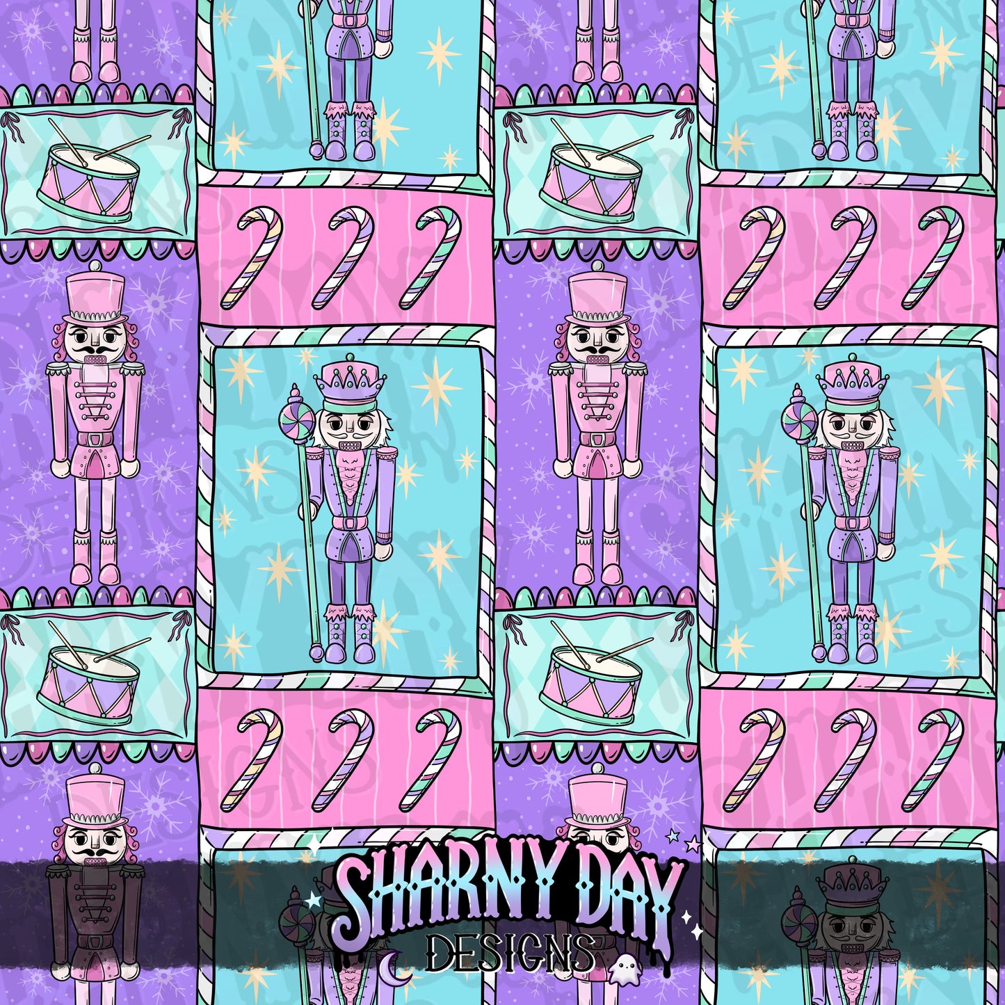 Nutcracker Limited Seamless Pattern