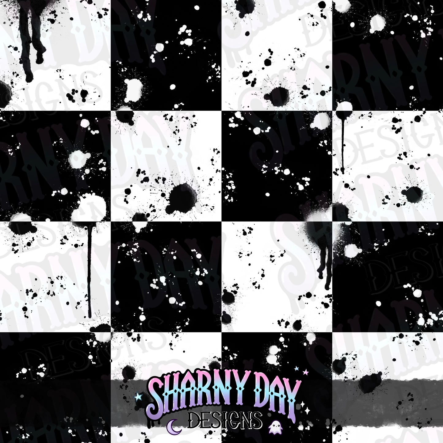 Simple Grunge Checks non-exclusive Seamless Pattern Design