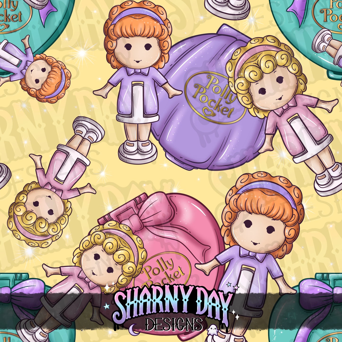 Pocket Life Dolly Limited Seamless Pattern (plus 1 non-exclusive)