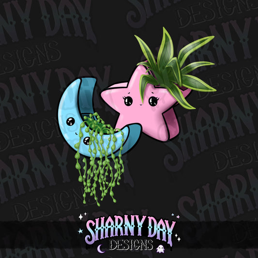 HEXTOBER - Kawaii Planters non-exclusive PNG - Bundle