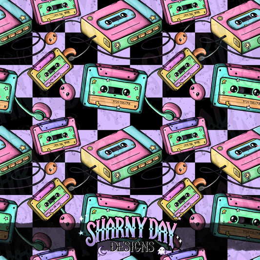 HEXTOBER - Kawaii Retro Vibes - Exclusive Seamless Pattern Design