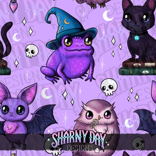 Magical Familiars Limited Seamless Pattern