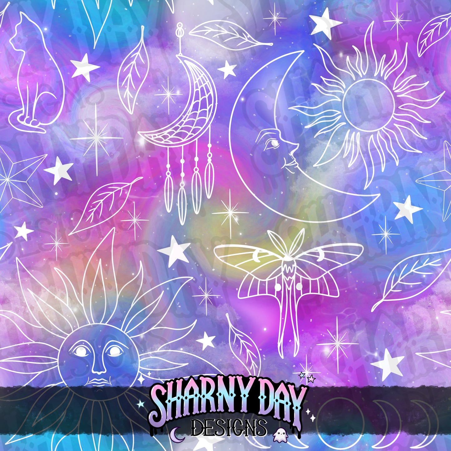 Whimsy and Wonderful non-exclusive Seamless Pattern Design