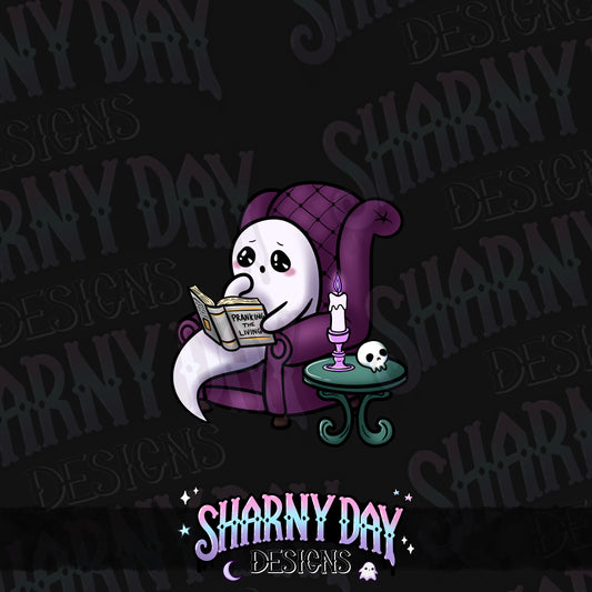 Haunted Library non-exclusive PNG - 2 x files bundle