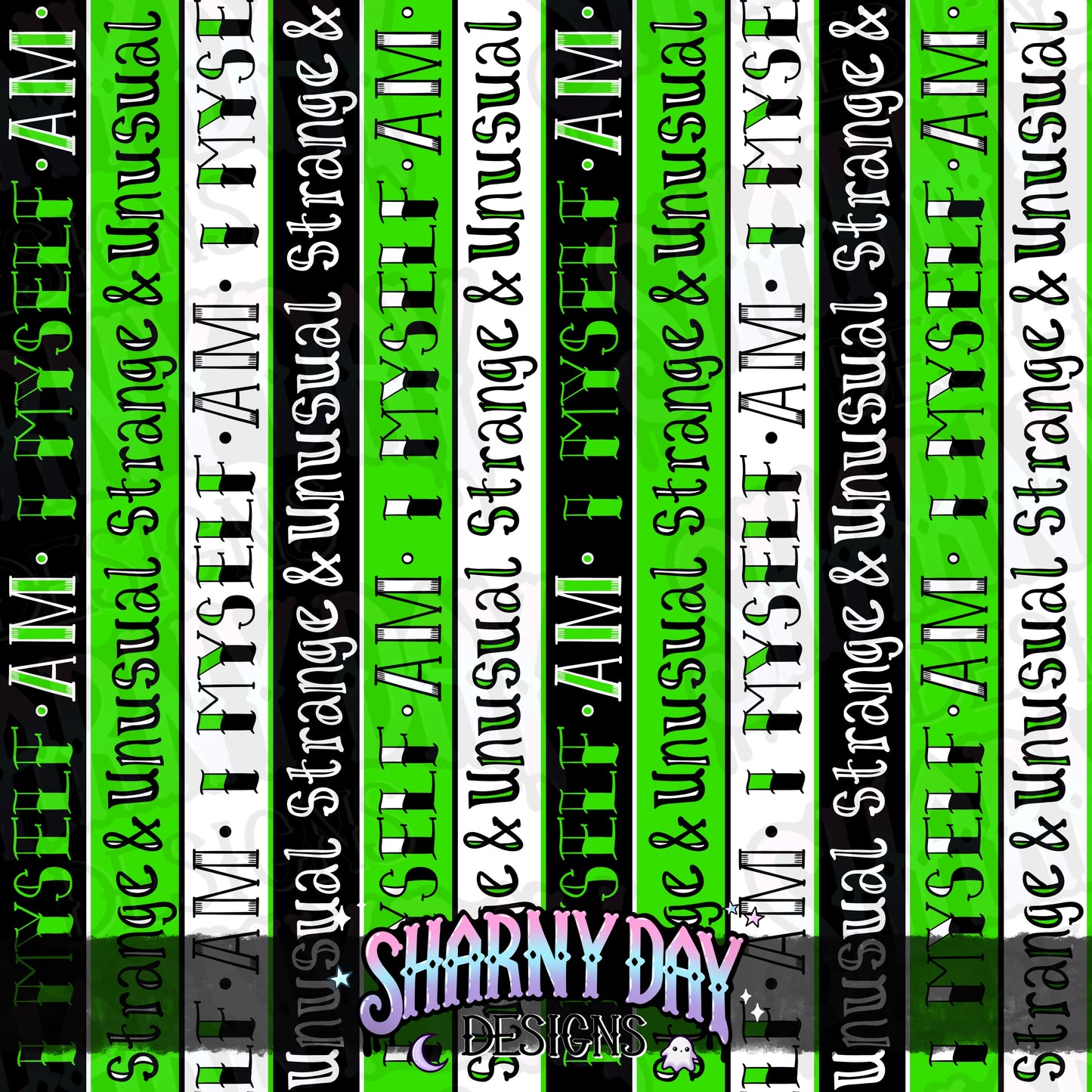 HEXTOBER - Strange & Unusual Stripe Limited Seamless Pattern