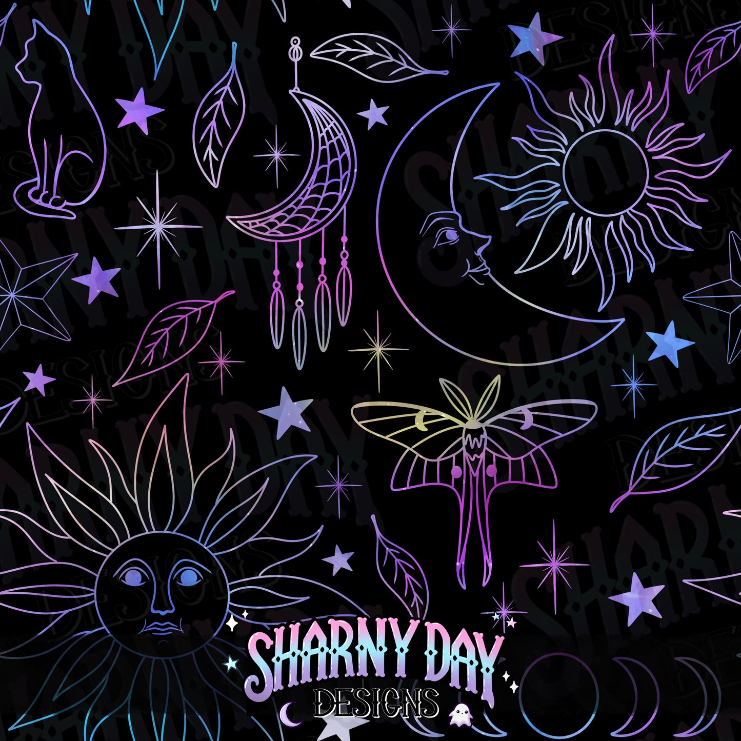 Whimsy and Wonderful non-exclusive Seamless Pattern Design