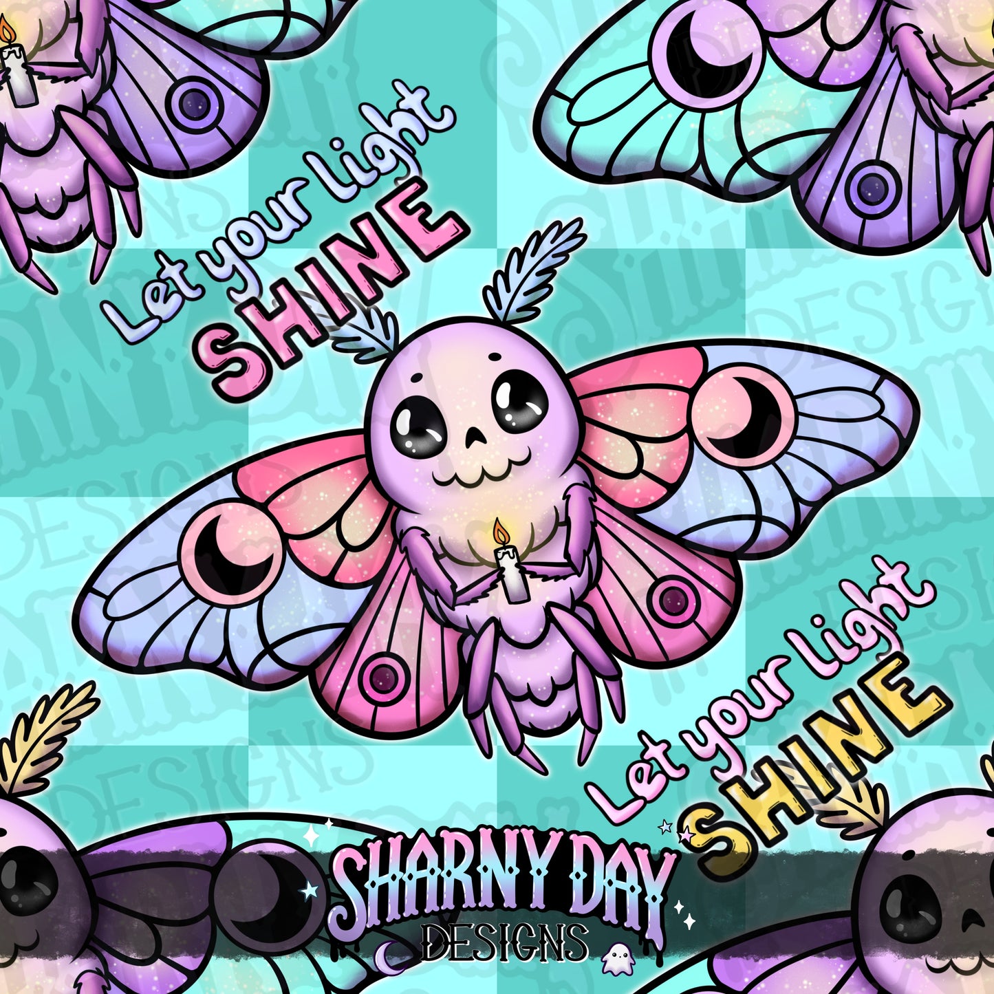 Let Your Light Shine Exclusive Seamless Pattern Design