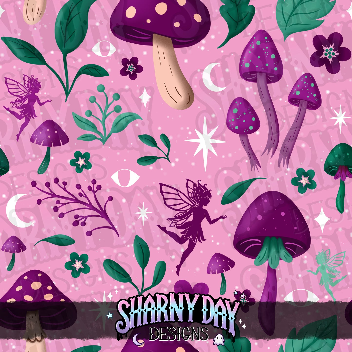 Mystical Forest Limited Exclusive/non-exclusive Seamless Pattern