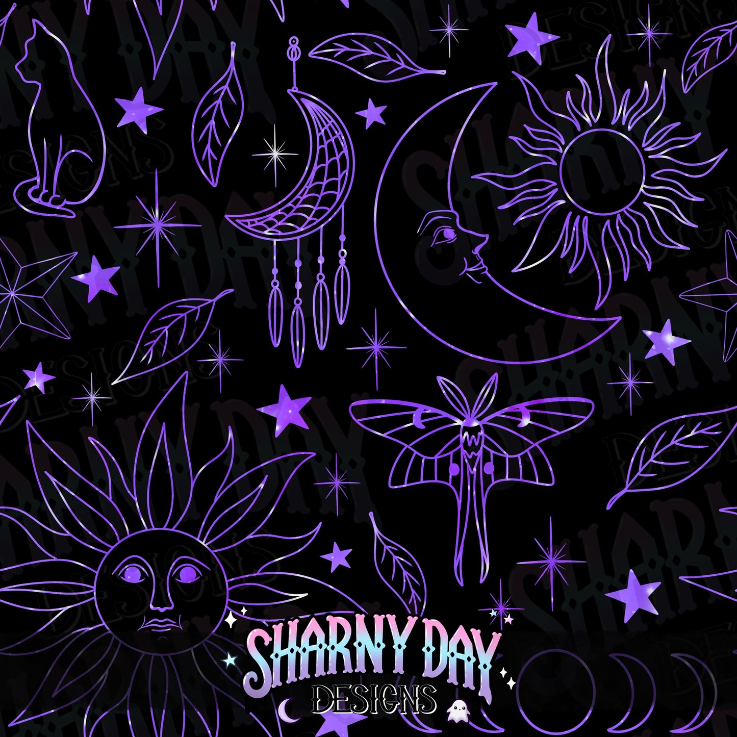 Whimsy and Wonderful non-exclusive Seamless Pattern Design