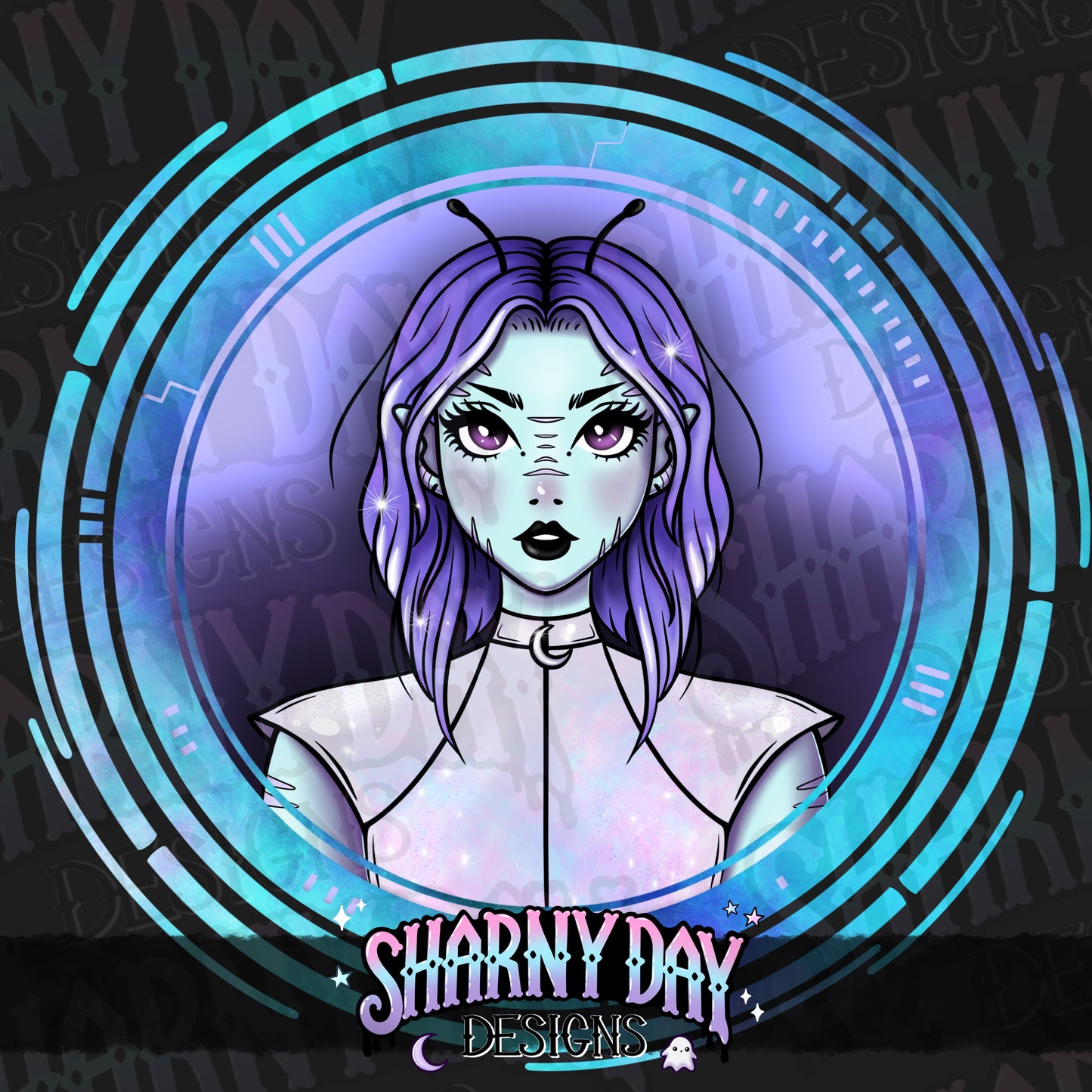 HEXTOBER - Galaxy Girl Non-exclusive PNG Bundle