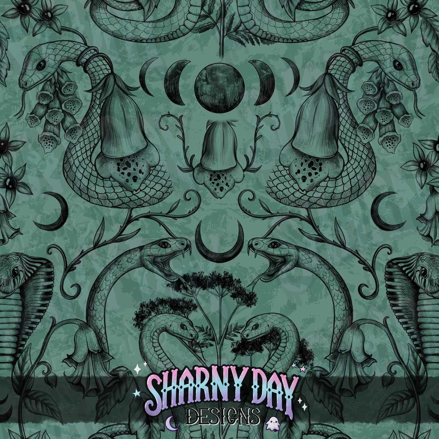 Poison Garden Limited Seamless Pattern