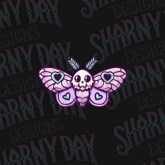 Kawaii Death Moth non-exclusive PNG - Bundle of 4